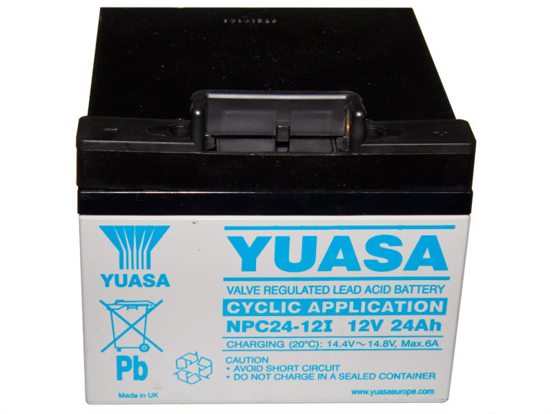 24ah battery with Powakaddy I/C
